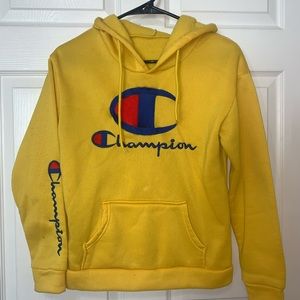 Yellow hoodie